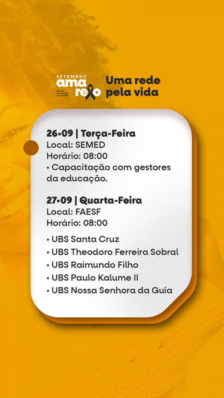 Saúde mental promove capacitação em prevenção ao suicídio