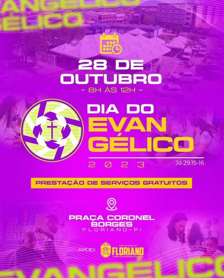 Dia do Evangélico 2023 será comemorado com prestação de serviços gratuitos à população