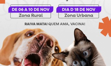 Floriano lança campanha de vacinação contra raiva para cães e gatos