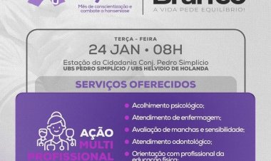 Unidades de saúde realizarão atividades do Janeiro Roxo e Branco