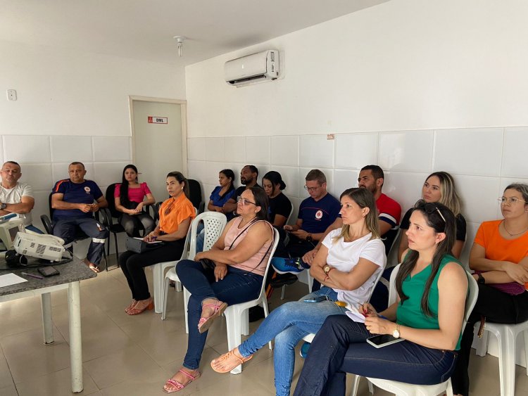 Encontro marca a reativação do Núcleo de Educação Permanente (NEP) do SAMU Floriano