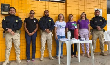 Saúde promove ação em parceria com a PRF na prevenção de hanseníase