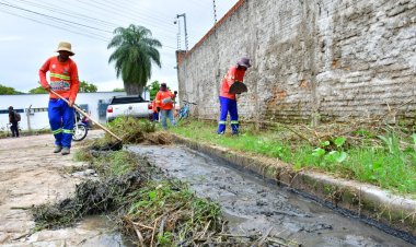 Saúde e Infraestrutura realizam ação no Bairro Via Azul no combate ao mosquito da Dengue
