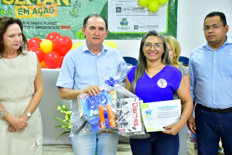 Prefeitura de Floriano realiza premiação ‘Amigos do Meio Ambiente’