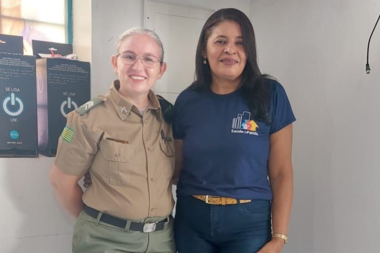 UBS Theodoro Sobral promove palestra sobre violência contra mulher em parceria com Polícia Militar