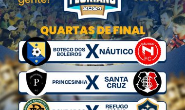 Sorteio define times que se enfrentarão nas quartas de final da Copa Floriano