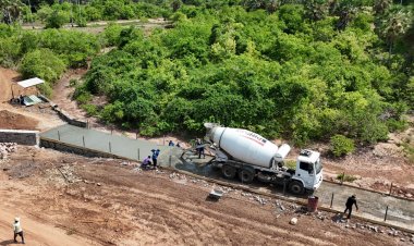 Floriano: Passagem molhada na localidade Rio Branco está em fase de conclusão
