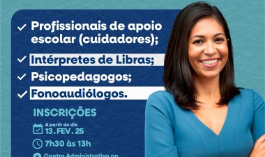 Prefeitura de Floriano lança edital para credenciamento de profissionais na área da educação