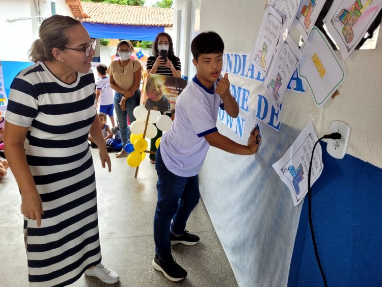 Secretaria de Educação de Floriano realiza ação em alusão ao ‘Dia Internacional da Síndrome de Down’