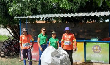 Secretaria de Meio Ambiente arrecada mais de 400 kg de materiais recicláveis em dois meses