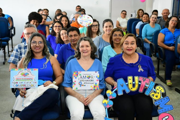 Abril Azul: Educação de Floriano promove ação para fortalecer a inclusão de crianças autistas