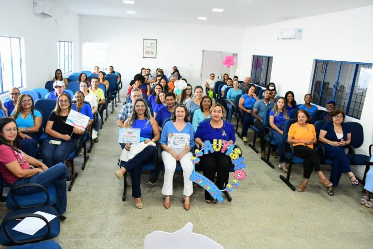 Abril Azul: Educação de Floriano promove ação para fortalecer a inclusão de crianças autistas
