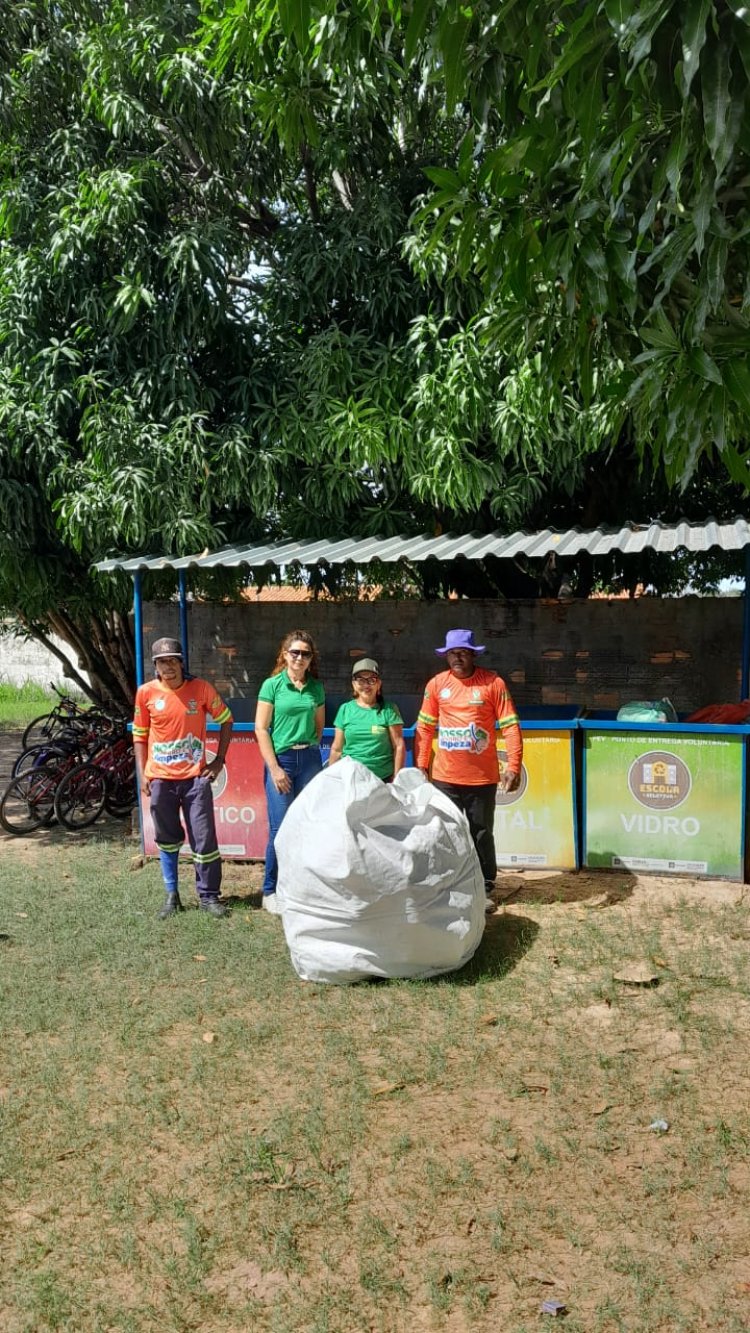 Secretaria de Meio Ambiente arrecada mais de 400 kg de materiais recicláveis em dois meses