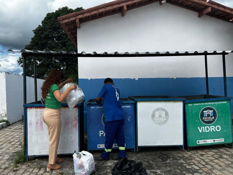 Secretaria de Meio Ambiente arrecada mais de 400 kg de materiais recicláveis em dois meses