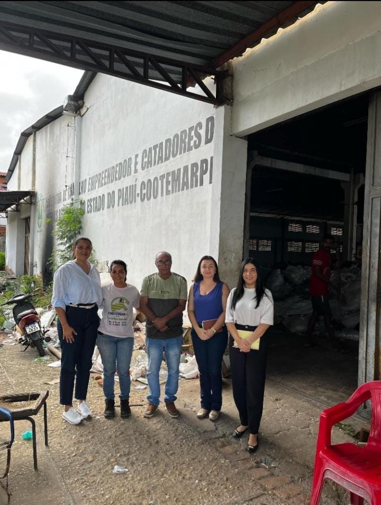 Prefeitura de Floriano realiza visita técnica a cooperativas de reciclagem em Teresina