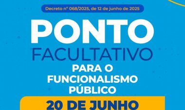 Prefeitura de Floriano decreta ponto facultativo na próxima sexta-feira (20)