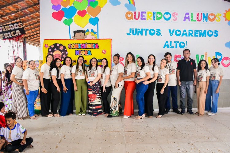 Escola municipal de Floriano realiza I Mostra Cultural sobre povos afrodescendentes