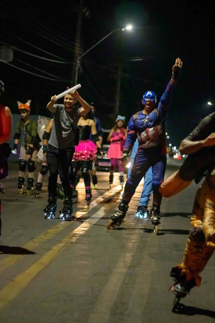 Prefeitura de Floriano apoia evento "Rolê de Patins a Fantasia"