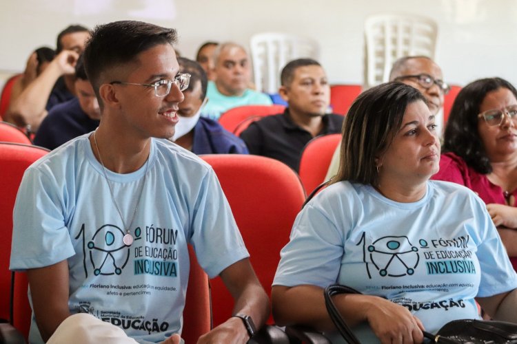 X Fórum de Educação Inclusiva marca os 128 anos de Floriano com emoção, participação e compromisso com a equidade