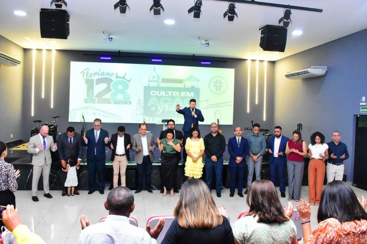 Culto de Gratidão encerra as comemorações pelos 128 anos de Floriano