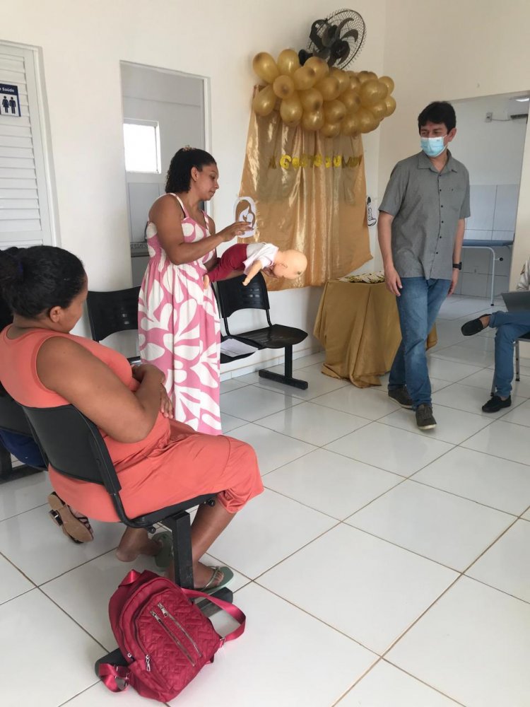 Secretaria de Saúde promove ações sobre amamentação no Agosto Dourado