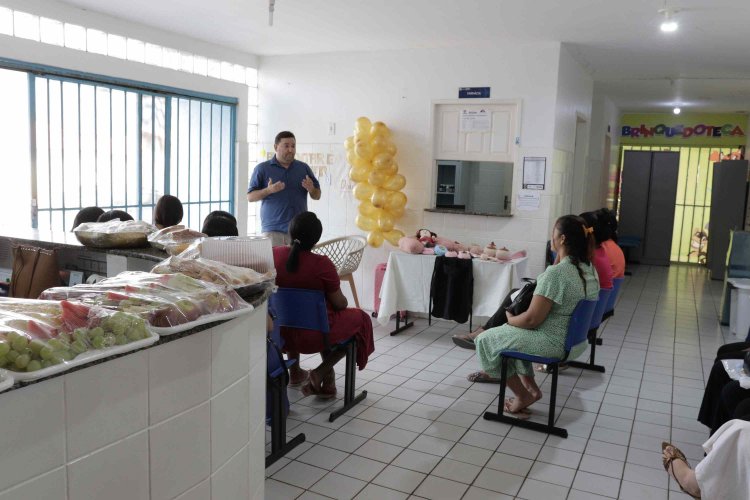 Secretaria de Saúde promove ações sobre amamentação no Agosto Dourado