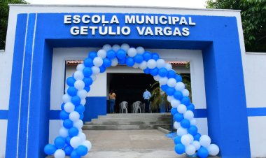 Educação de Floriano: entregue reforma e ampliação da Escola Municipal Getúlio Vargas