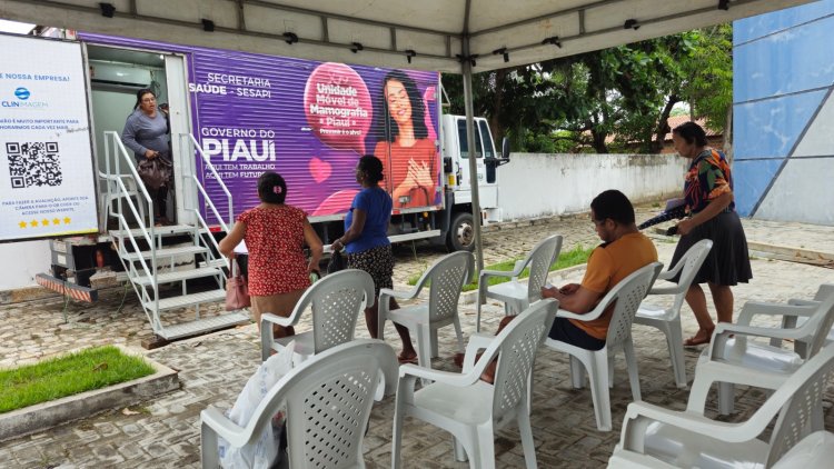 Caminhão da Mamografia realiza em Floriano exames gratuitos pelo SUS
