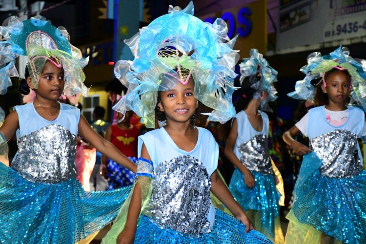 Desfile das Escolas de Samba encanta público na Avenida Getúlio Vargas