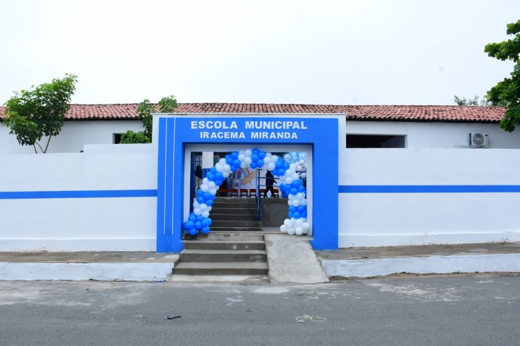 Prefeitura de Floriano entrega reforma e ampliação da Escola Municipal Iracema Miranda