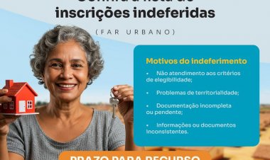 Conselho de Habitação de Floriano divulga lista de inscrições indeferidas do Minha Casa, Minha Vida