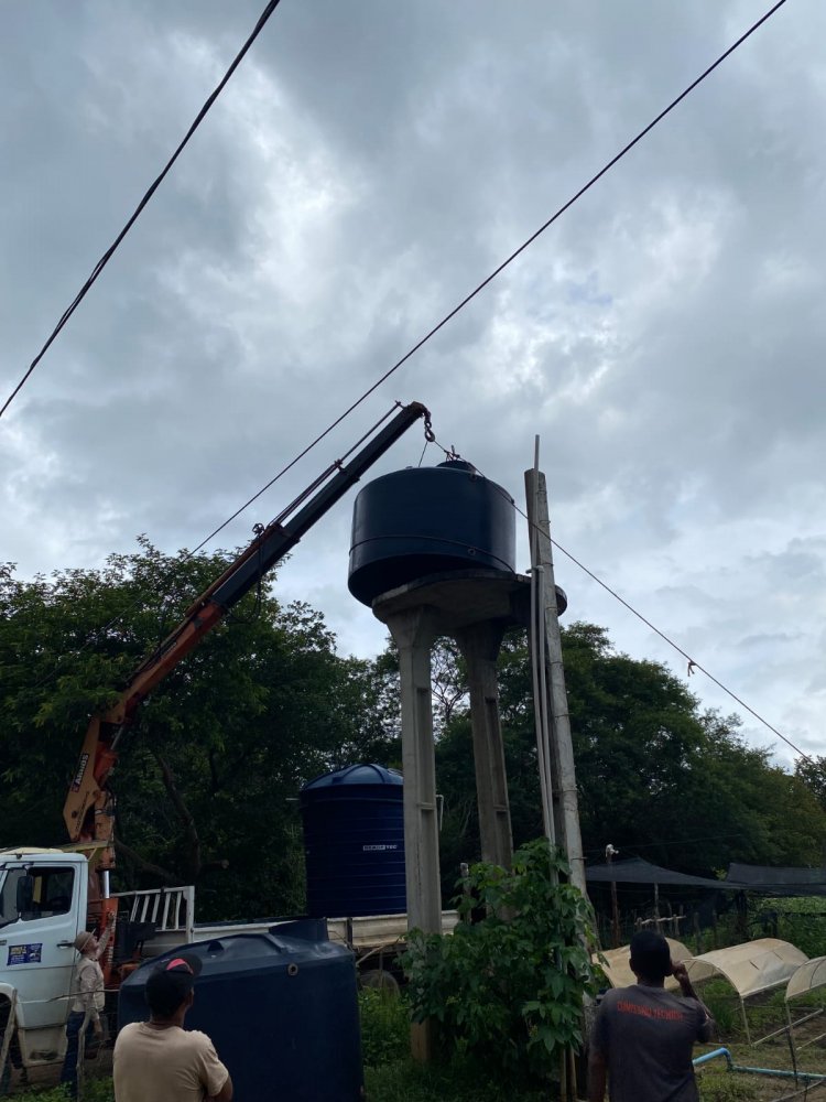 Rural e Abastecimento: Prefeitura de Floriano instala caixa d’água na localidade Morrinhos