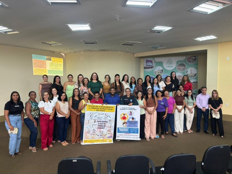 Prefeitura de Floriano sedia treinamento 'Trabalhador resgatado ao trabalho digno'