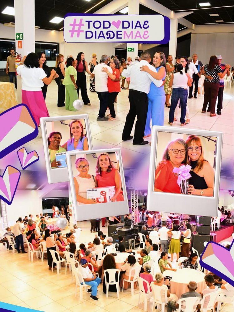 Assistência Social Floriano  realiza festa com tema 'Todo Dia é Dia de Mãe'
