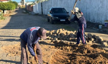 Infraestrutura em Ação: Operação Tapa-Buraco avança na recuperação das vias públicas de Floriano