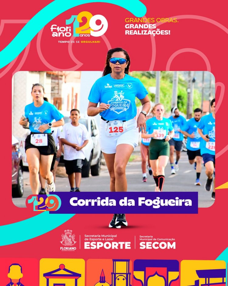 Prefeitura de Floriano apoia realização da 20ª Corrida da Fogueira do 3º Batalhão de Polícia Militar