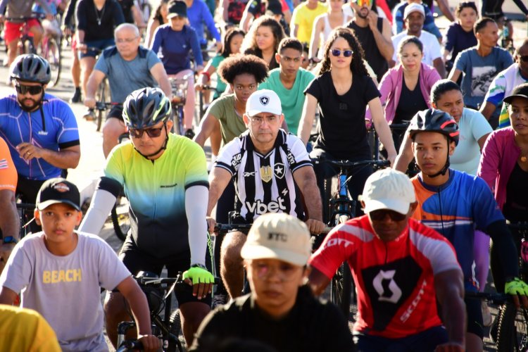 129 anos: Passeio ciclístico reúne cerca de 1.500 participantes nas comemorações do aniversário de Floriano