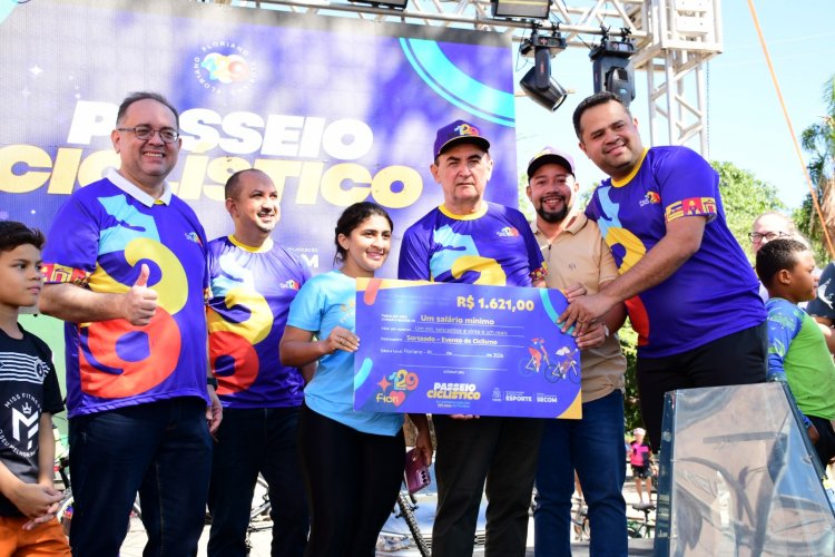 129 anos: Passeio ciclístico reúne cerca de 1.500 participantes nas comemorações do aniversário de Floriano