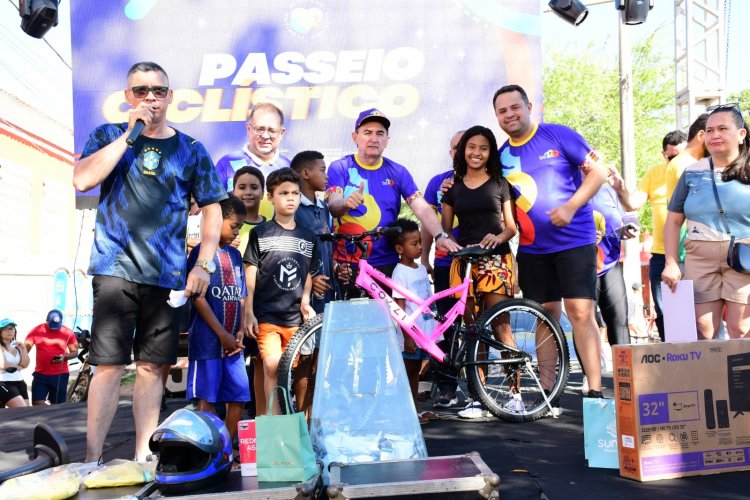 129 anos: Passeio ciclístico reúne cerca de 1.500 participantes nas comemorações do aniversário de Floriano
