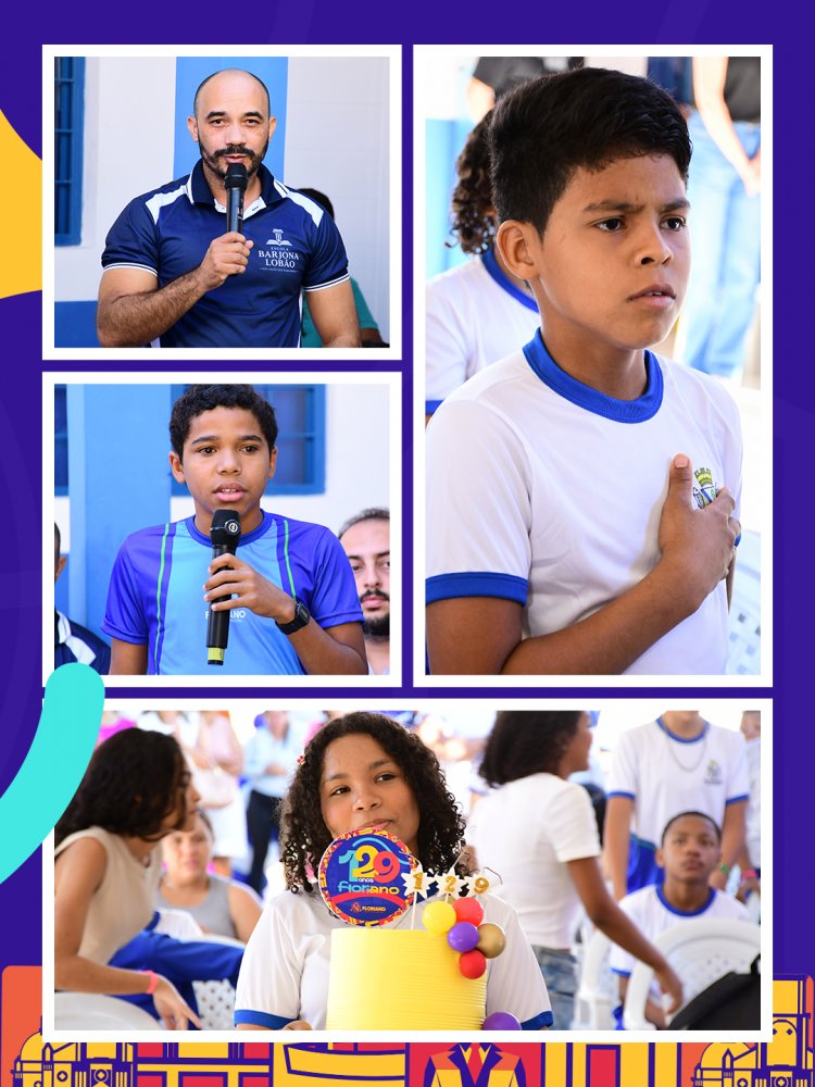 Prefeitura entrega reforma e ampliação da Escola Municipal Barjona Lobão nos 129 anos de Floriano