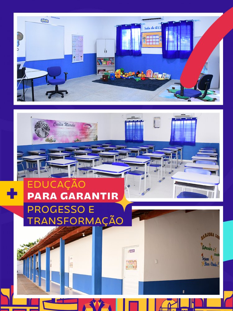 Prefeitura entrega reforma e ampliação da Escola Municipal Barjona Lobão nos 129 anos de Floriano
