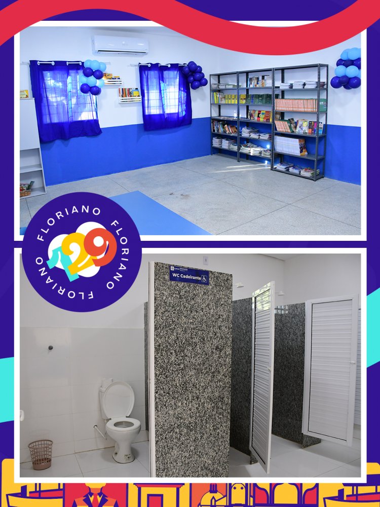 Prefeitura entrega reforma e ampliação da Escola Municipal Barjona Lobão nos 129 anos de Floriano