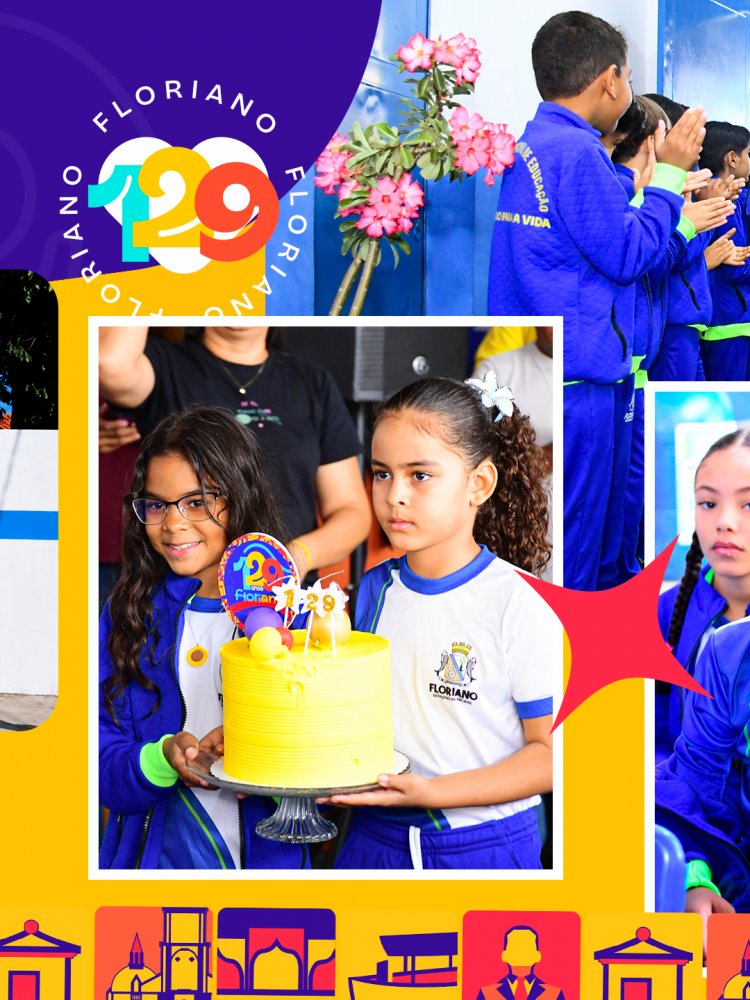 129 anos: SEMED Floriano entrega reforma e ampliação da Escola Municipal Odorico Castelo Branco