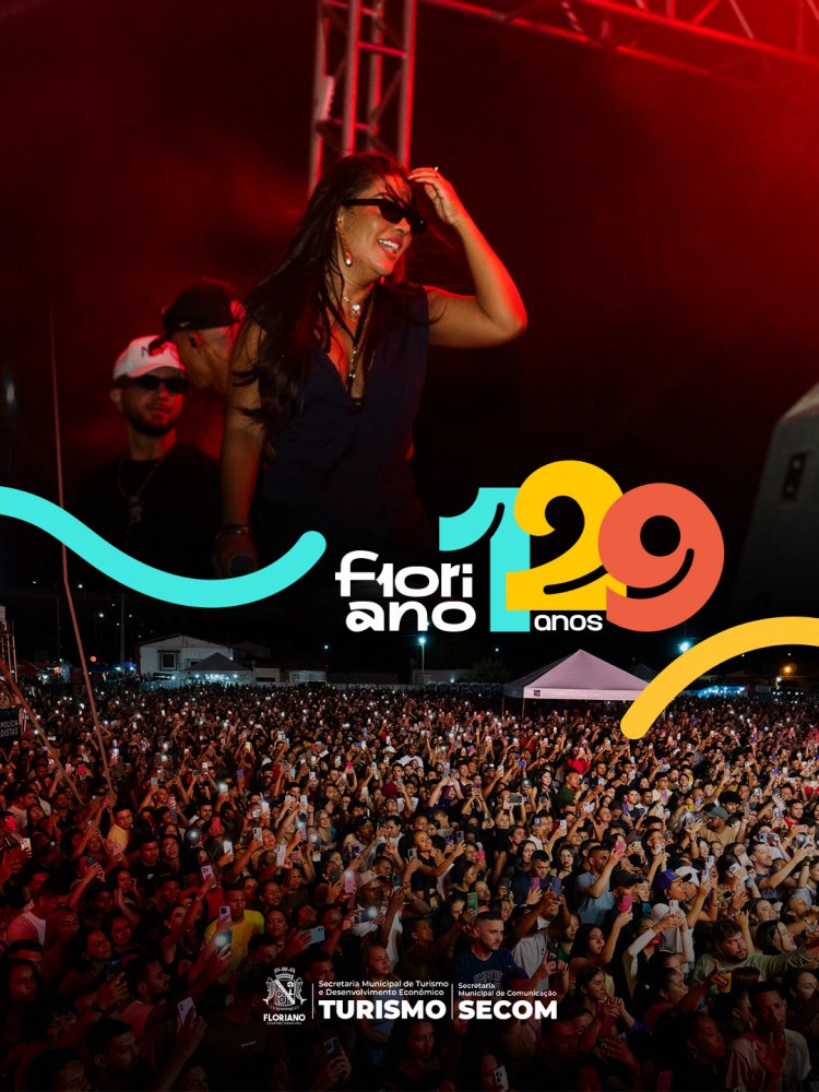 Show de aniversário pelos 129 anos de Floriano reúne cerca de 15 mil pessoas e movimenta a economia local
