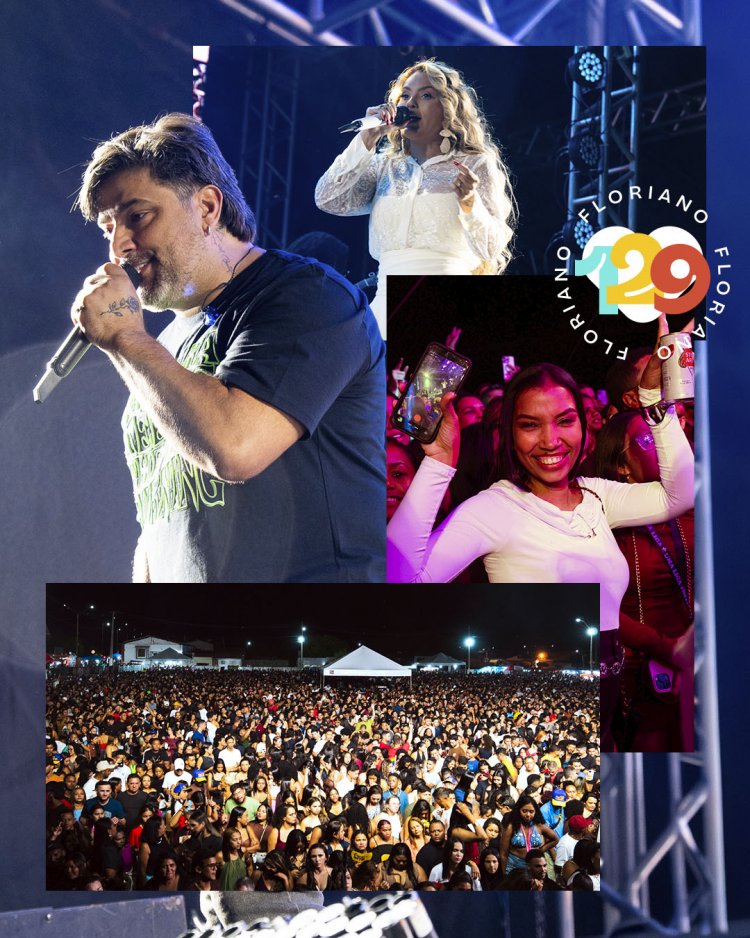 Show de aniversário pelos 129 anos de Floriano reúne cerca de 15 mil pessoas e movimenta a economia local