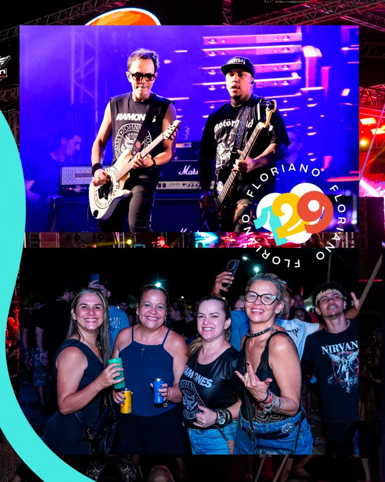 129 anos: Reunion Rock encerra programação de aniversário de Floriano com atração nacional