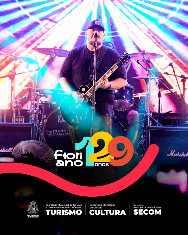 129 anos: Reunion Rock encerra programação de aniversário de Floriano com atração nacional