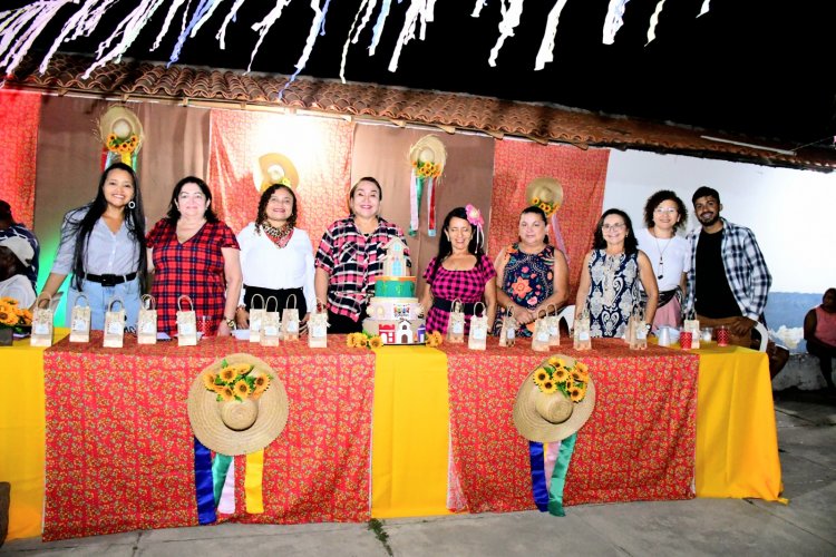 “Arraiá do Ribamar” celebra cultura popular e marca encerramento do semestre letivo na E.M. Ribamar Leal