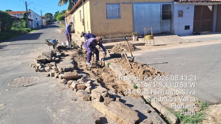 Infraestrutura em Ação: Operação Tapa-Buraco avança na recuperação das vias públicas de Floriano