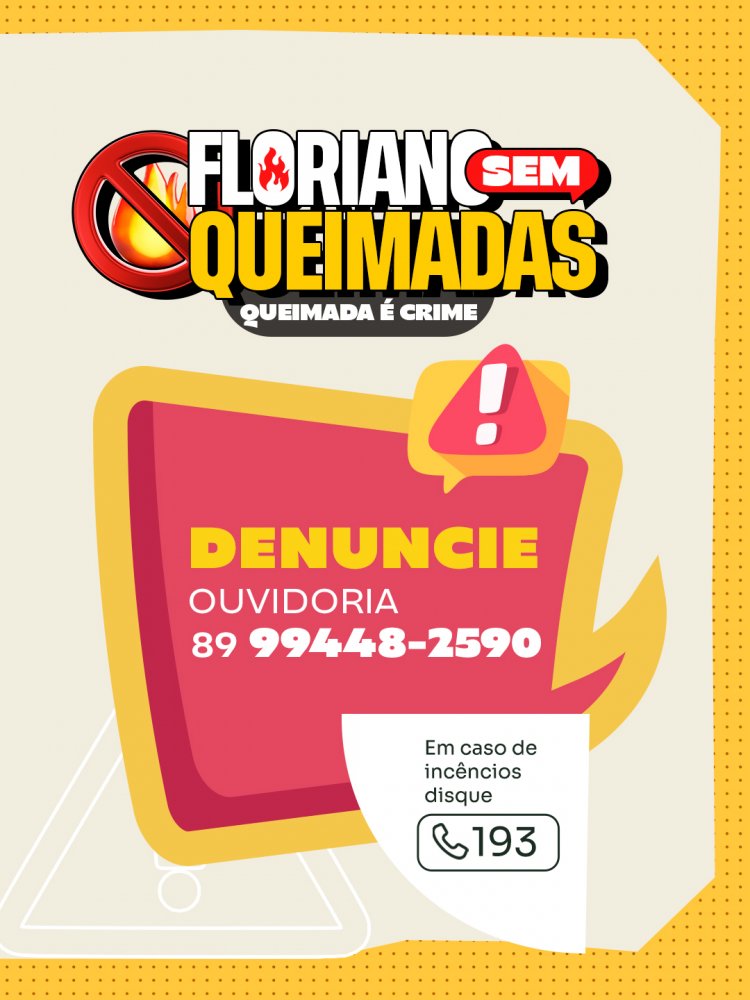 Secretaria de Meio Ambiente de Floriano intensifica ações contra queimadas e reforça projetos de sustentabilidade